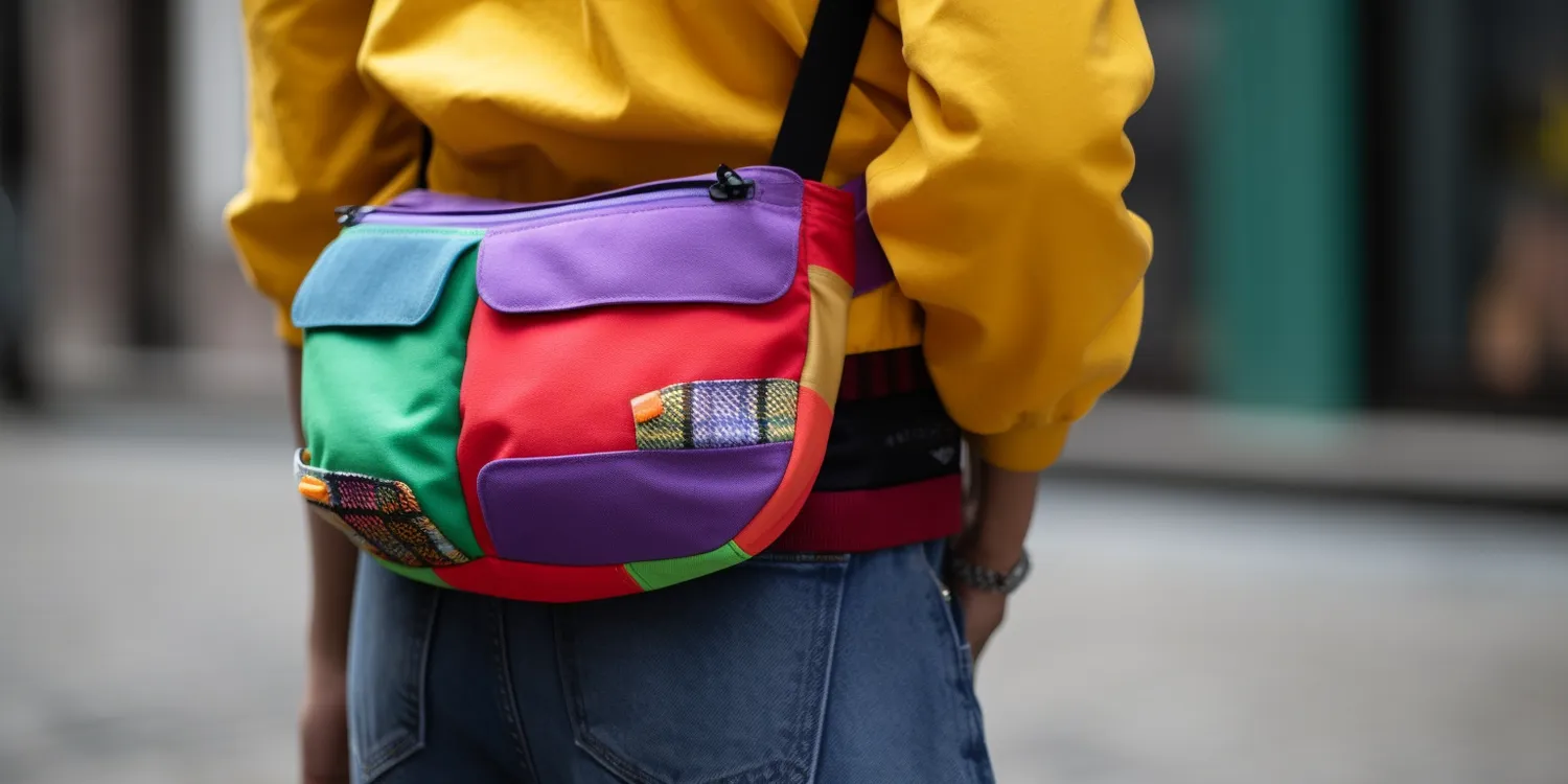 Torebka nerka na szerokim pasku