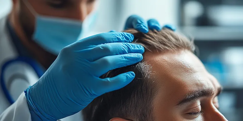 Łysienie na czubku głowy jaka fryzura?