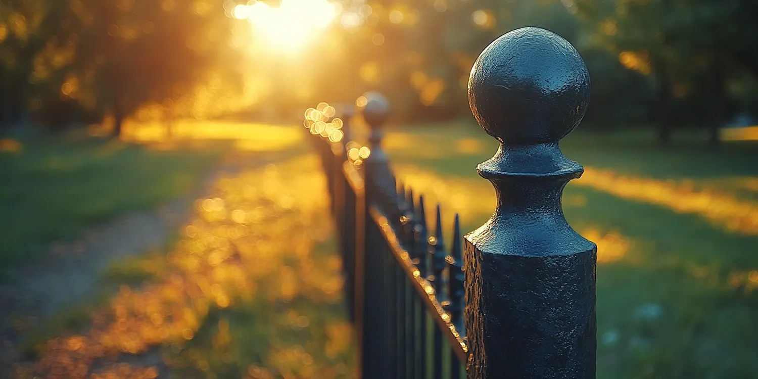 Metalzaune aus Polen