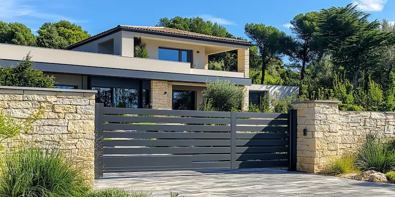 Moderne Zäune Polen