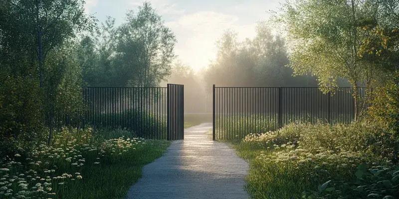 Polnische Gartenzäune